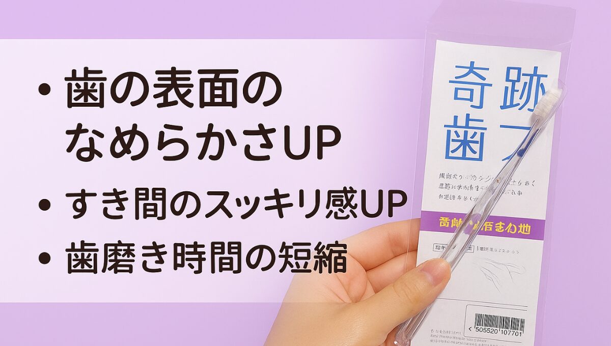 ピラミッド型歯ブラシ