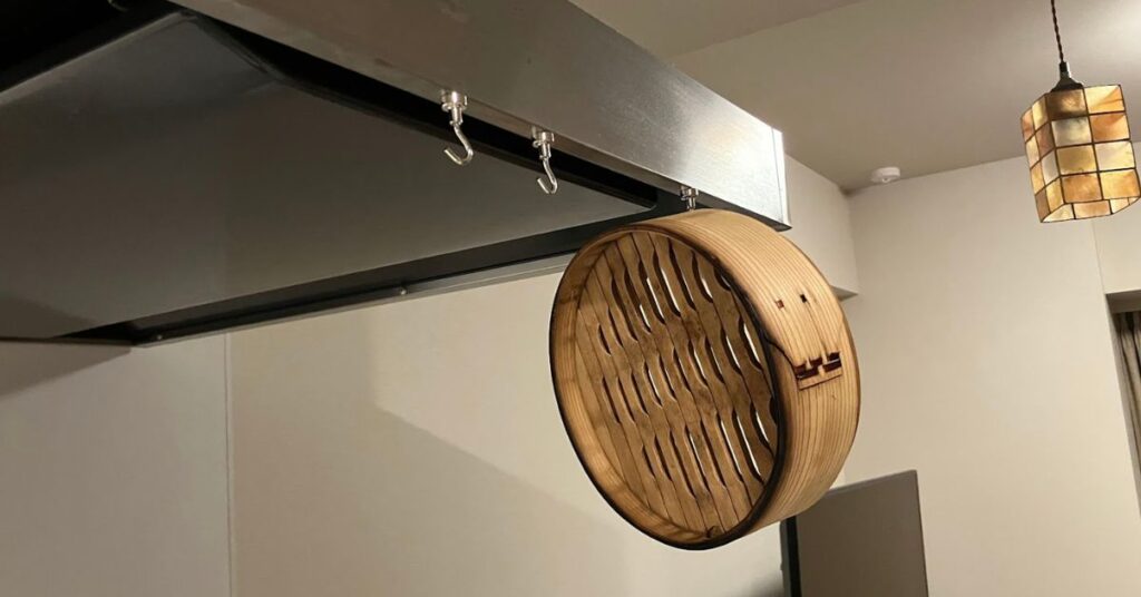 せいろは吊るしておくだけでOK