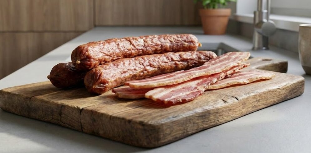 カピカピのソーセージやベーコン