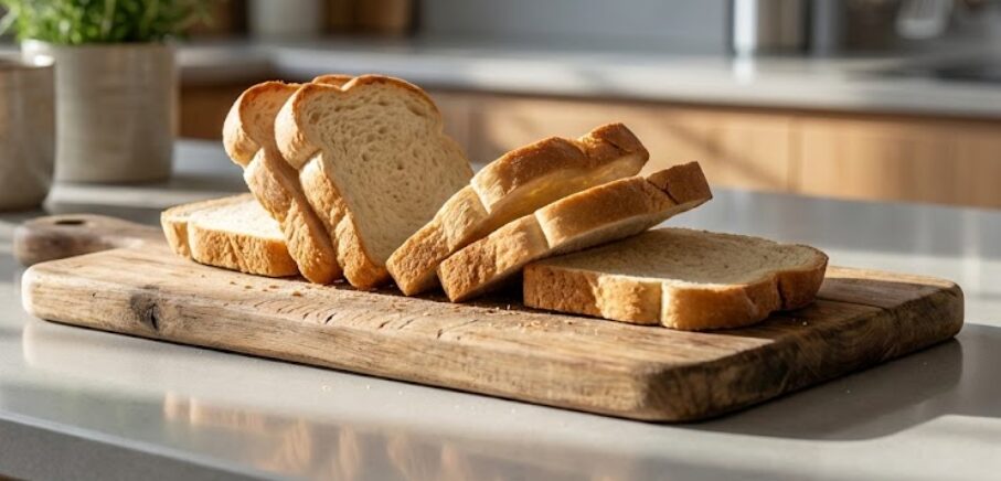 カチカチになったパン