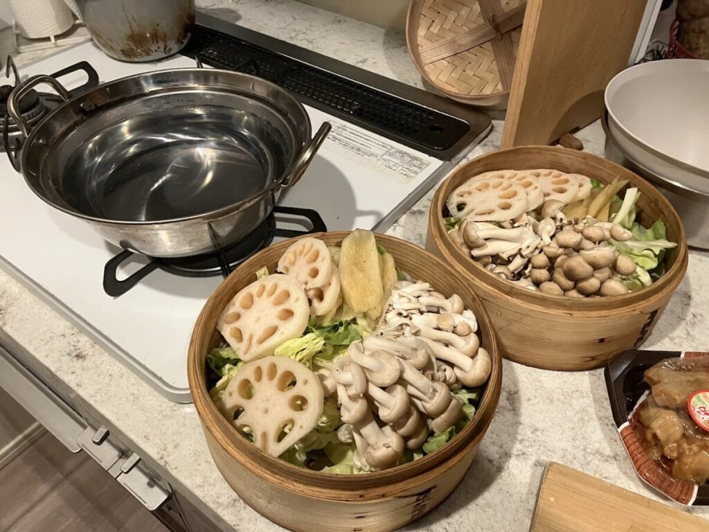 鍋付きのせいろ21cm