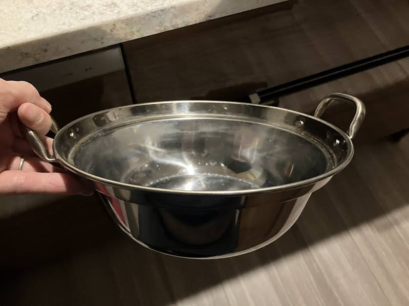 初代から使い回しているせいろ専用鍋